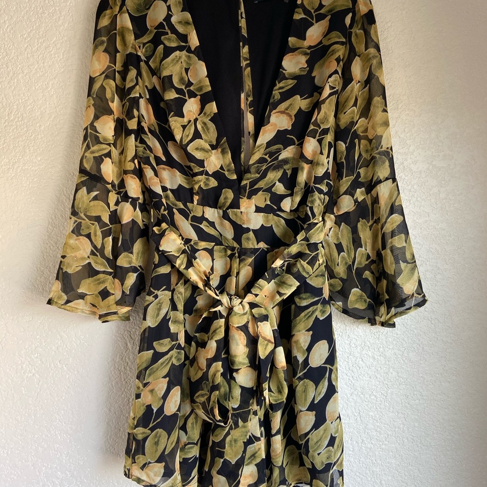 Papaya lemon romper